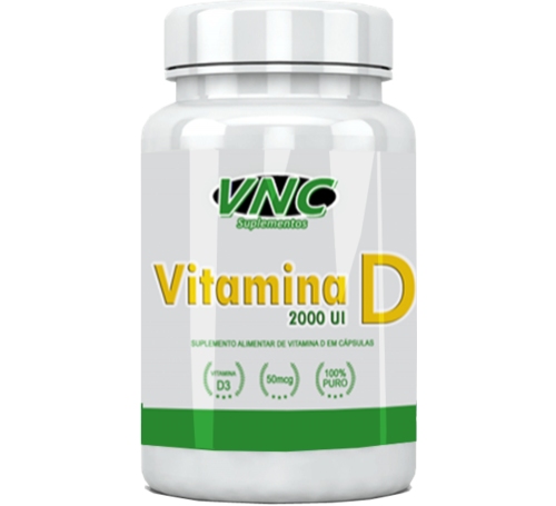 VITAMINA D 2.000 UI - 60 CAPS - VNC SUPLEMENTOS