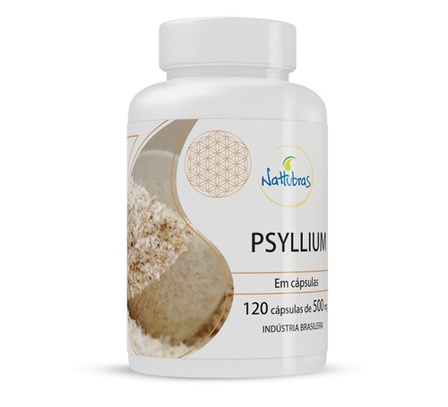 PSYLLIUM 120CAPS 500MG - NATTUBRAS