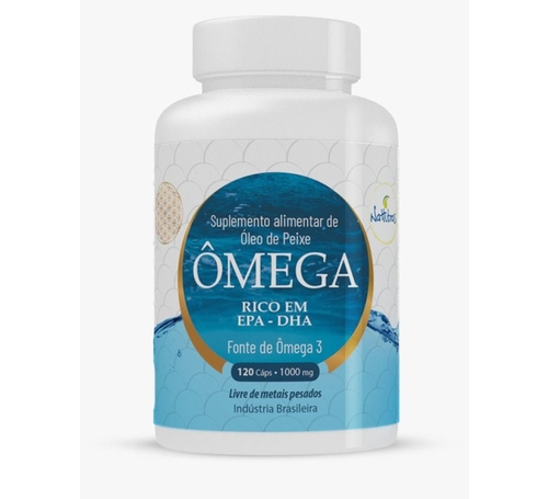 ÔMEGA 3  1000 MG - 120 CAPS - NATTUBRAS