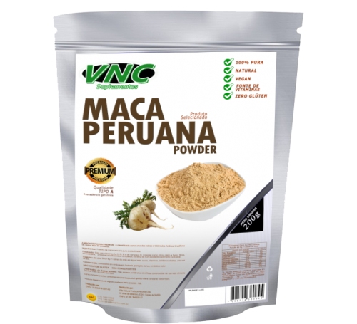 MACA PERUANA 100% PURA 200g REFIL - VNC SUPLEMENTOS