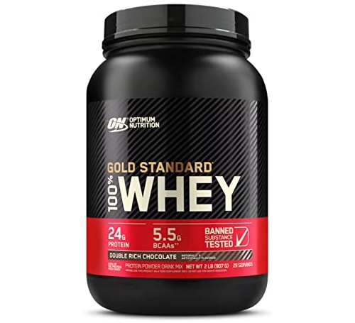 Whey Protein 100% Gold Standard 2Lb (907g) - Optimum Nutrition (ON)