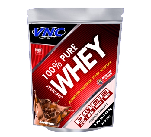 100% PURO WHEY 1,680Kg (56 DOSES) - VNC SUPLEMENTOS
