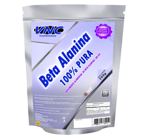 BETA ALANINA 100% PURA 200g ECOREFIL - VNC SUPLEMENTOS