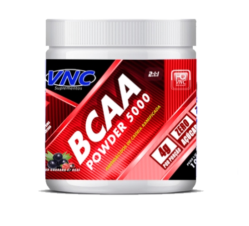 BCAA EM PÓ 5000 - 100g - VNC SUPLEMENTOS