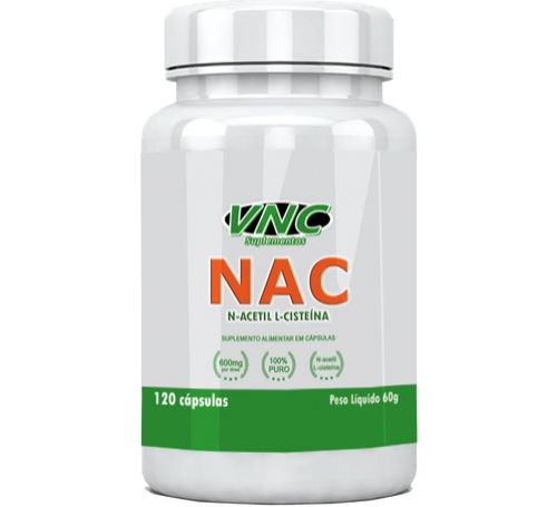 NAC 600MG - 120 CAPS - VNC SUPLEMENTOS